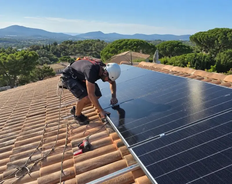 Installateur panneaux solaires Montbrun-les-Bains — pose photovoltaïque sur toiture