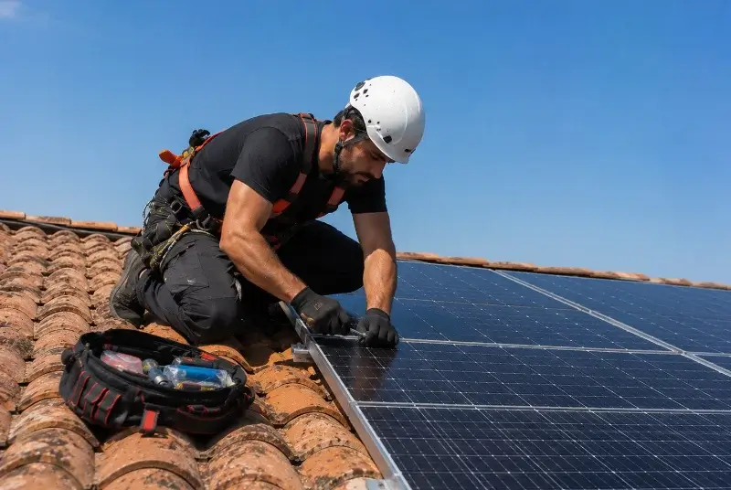 Maintenance et monitoring de panneaux solaires à Montbrun-les-Bains