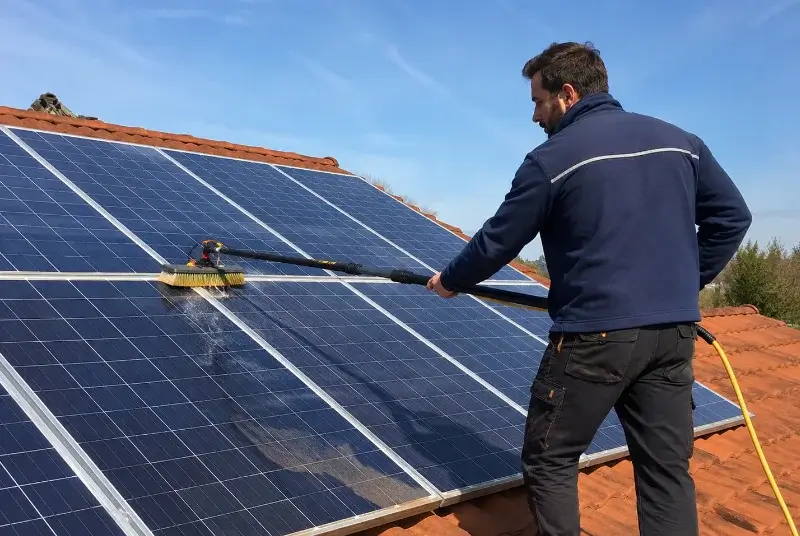 Nettoyage et entretien de panneaux solaires à Montbrun-les-Bains